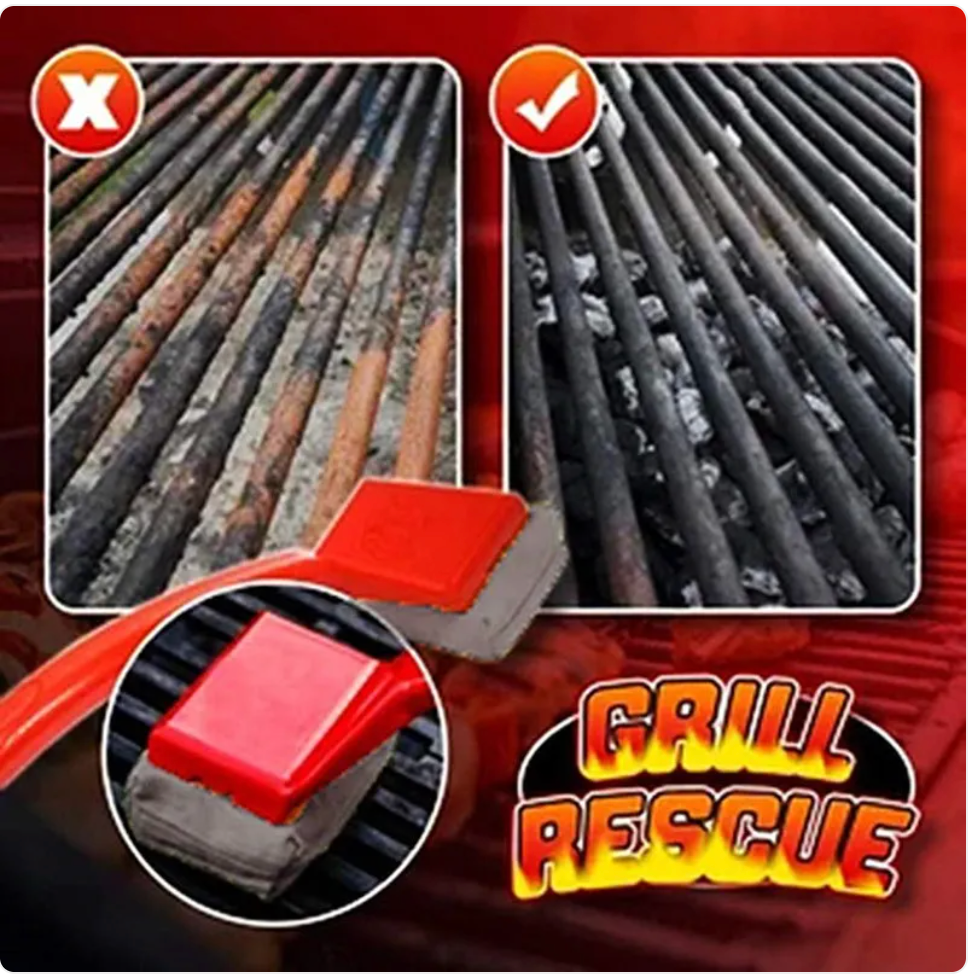 Emberquo™ CleanForge – Heavy-Duty BBQ Grill Brush