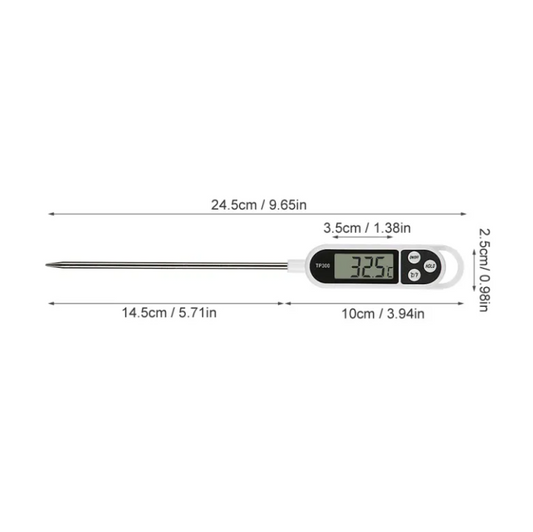 GrillForge™ PrecisionPro Meat Thermometer